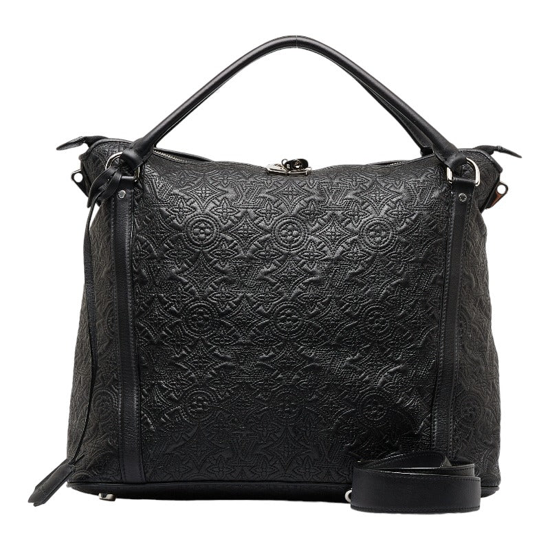 Louis Vuitton Louis Vuitton Monogram Antia M97071  Bag Leather Noir Black