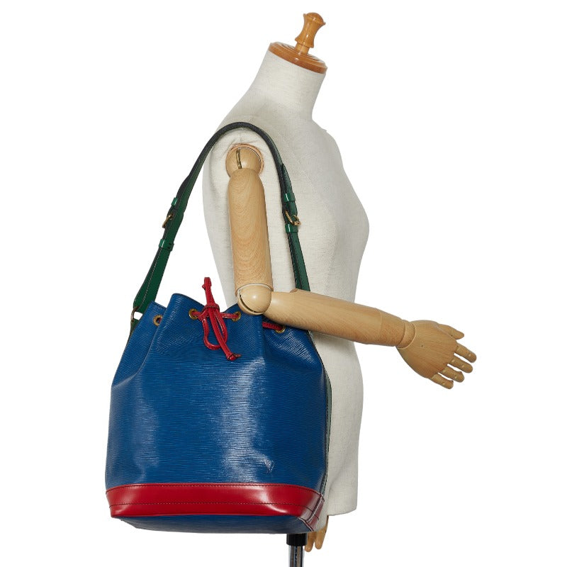 Louis Vuitton Epic Noir Tricolor Shoulder Bag M44082 Blue Red Green Leather  Louis Vuitton
