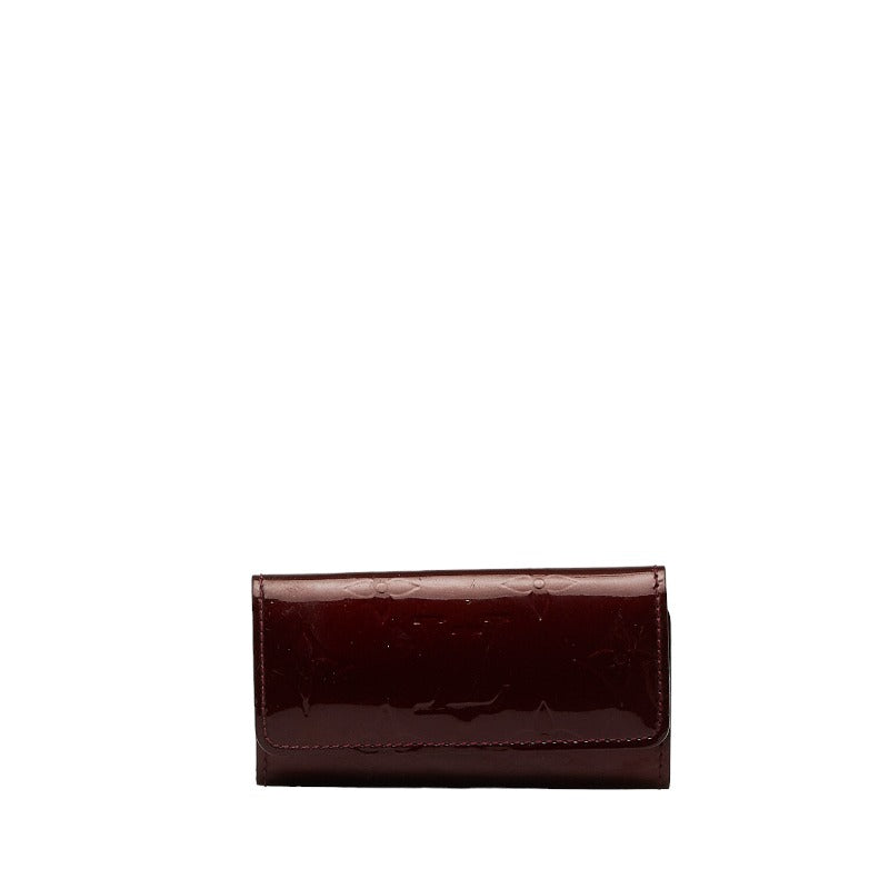 Louis Vuitton Verney Multicell 4 Series Keycase M91542 Rouge Forest Red Patent Leather  Louis Vuitton