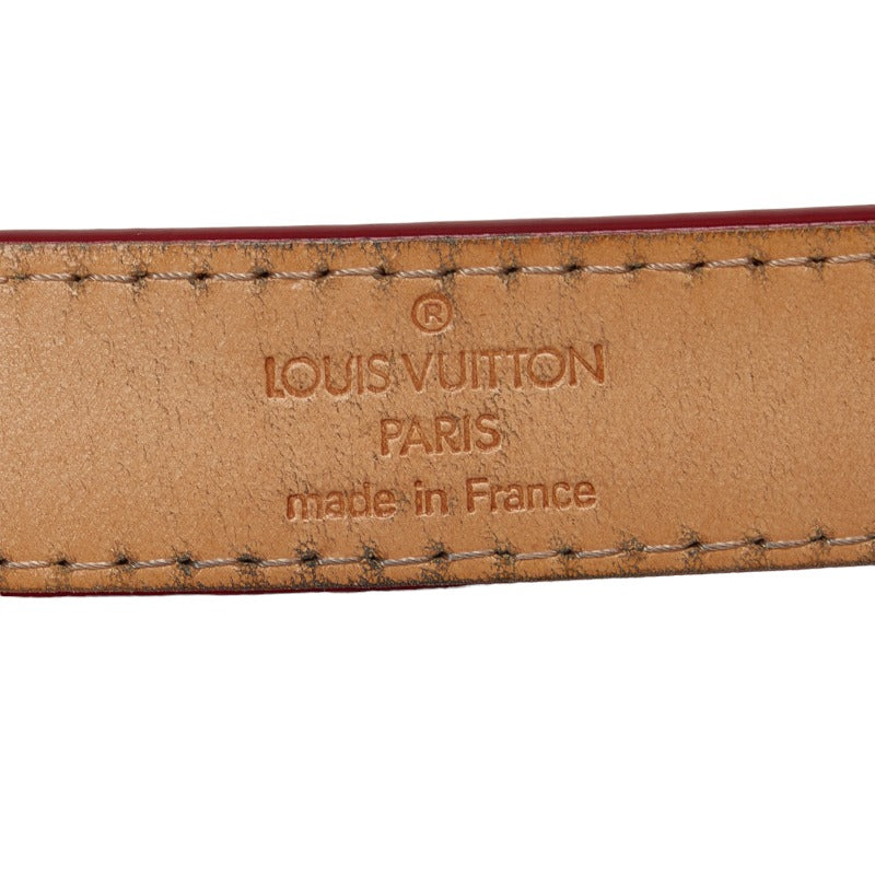 Louis Vuitton Sanctuary Belt in Monogram Vernis Pompadour Red M6980U