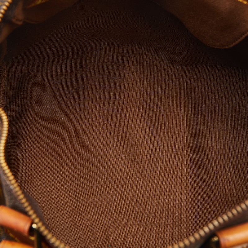 Louis Vuitton Monogram Speed 30 Handbag Mini Boston Bag M41526 Brown PVC Leather Lady Louis Vuitton