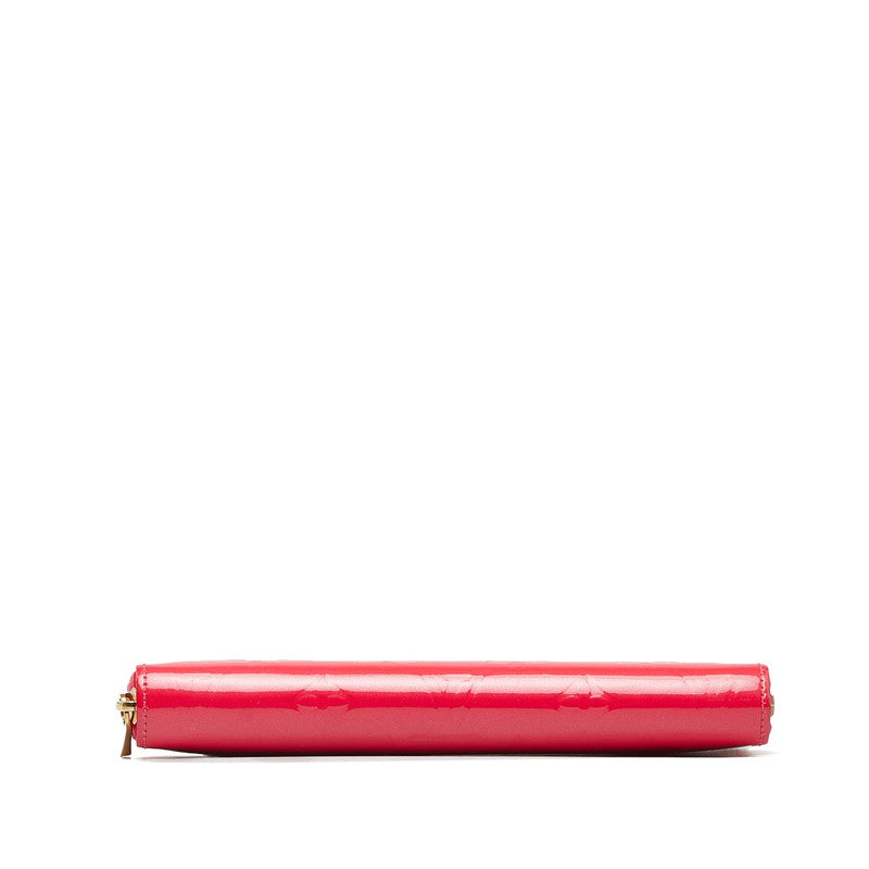 Louis Vuitton Monograms Verney Zippie Wallet Long Wallet M93058 Hot Pink Patent Leather  Louis Vuitton
