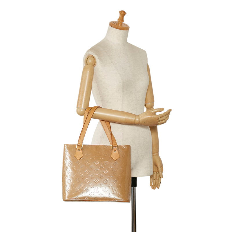Louis Vuitton Houston Tote Bag in Monogram Vernis Beige M91340