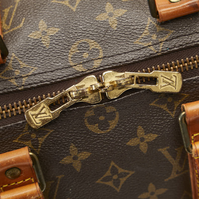 Louis Vuitton Monogram K-Polar 45 Boston Bag M41428 Brown PVC Leather  Louis Vuitton