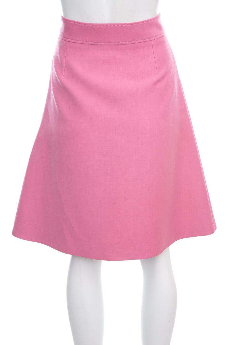 Gucci Pink Knee Length Skirt SZ 42