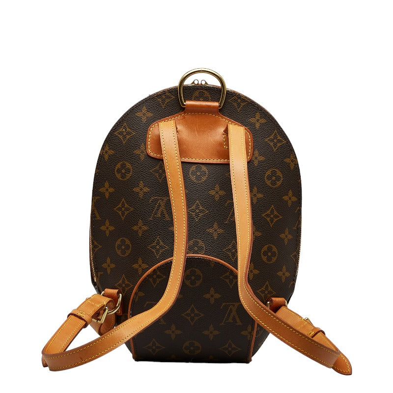 Louis Vuitton Monogram Elipse Bag Ad Rucksack M51125 Brown PVC Leather  Louis Vuitton
