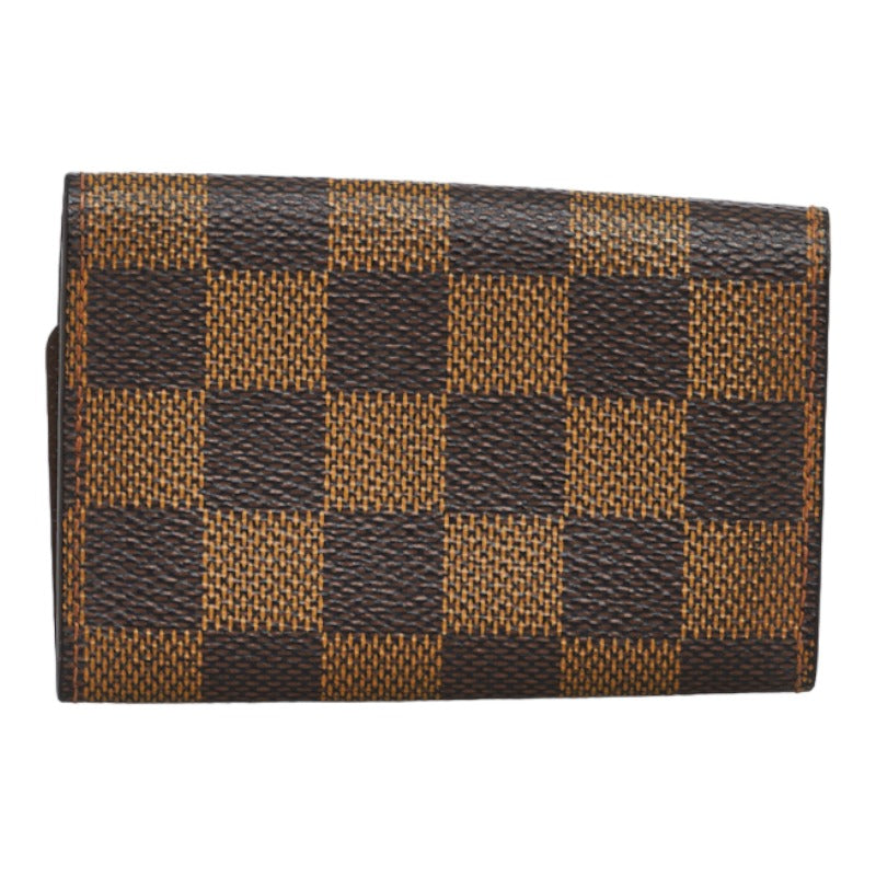 Louis Vuitton Louis Vuitton Damière N62630 Keycase PVC/Leather Brown