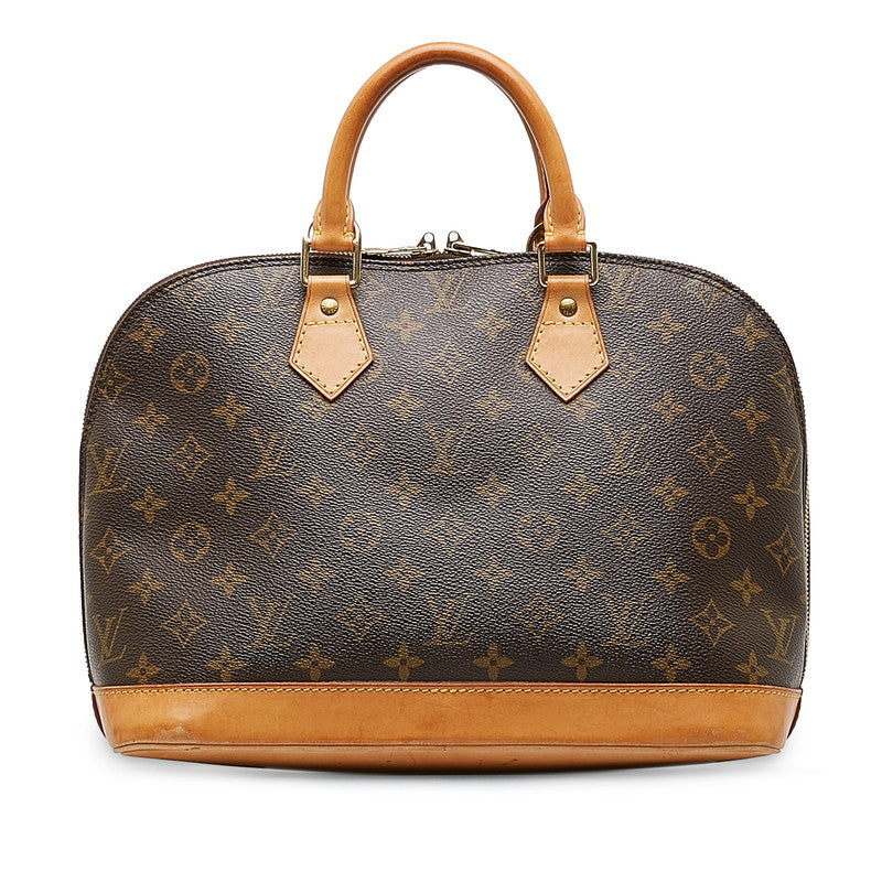 Louis Vuitton Monogram Alma Handbag M53151 Brown PVC Leather  Louis Vuitton