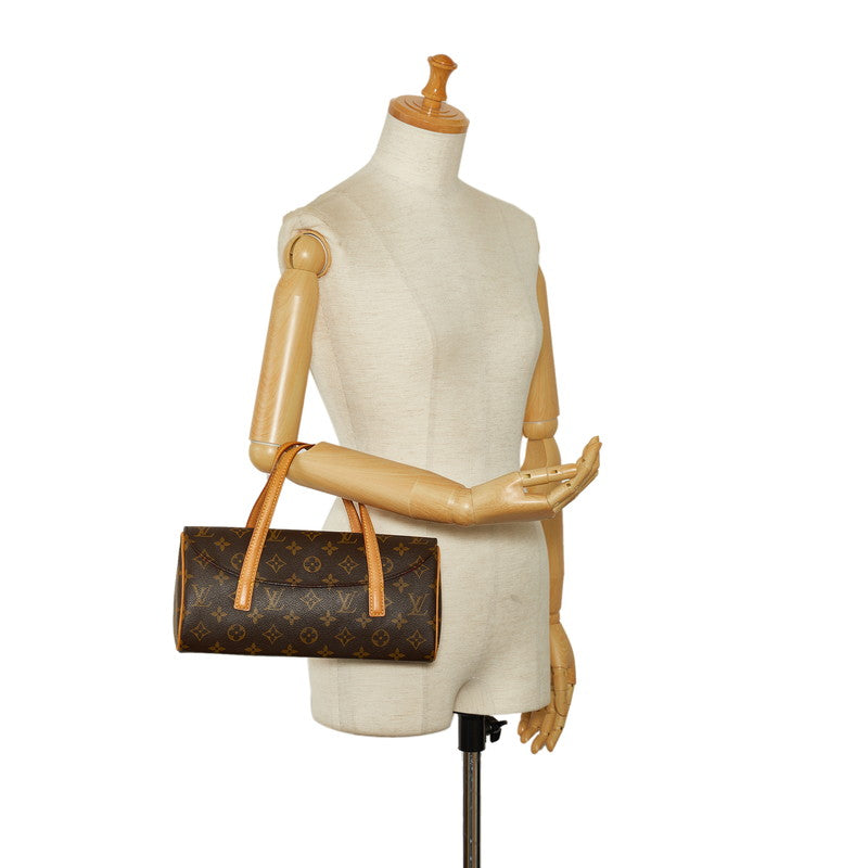 Louis Vuitton Monogram Sonatine Handbag M51902 Brown PVC Leather  Louis Vuitton