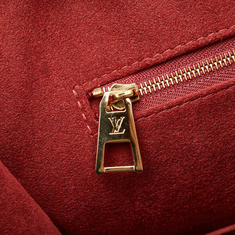 Louis Vuitton Monogram Implant Onzagor GM Handbag Shoulder Bag 2WAY M45945 Black Ivory Leather  Louis Vuitton
