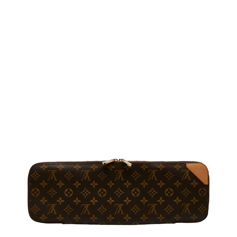 Louis Vuitton Monogram Etui 5 Cravat Cravat M47535 Brown PVC Leather Men Louis Vuitton