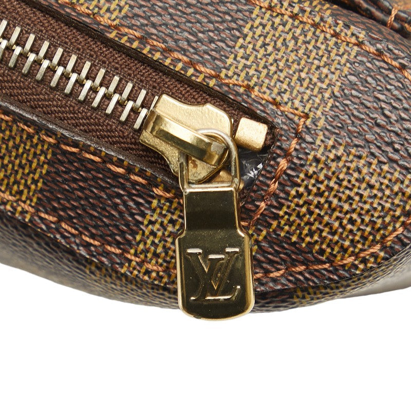 Louis Vuitton Damière Geronimous Body Bag West Bag N51994 Brown PVC Leather Men LOUIS VUITTON