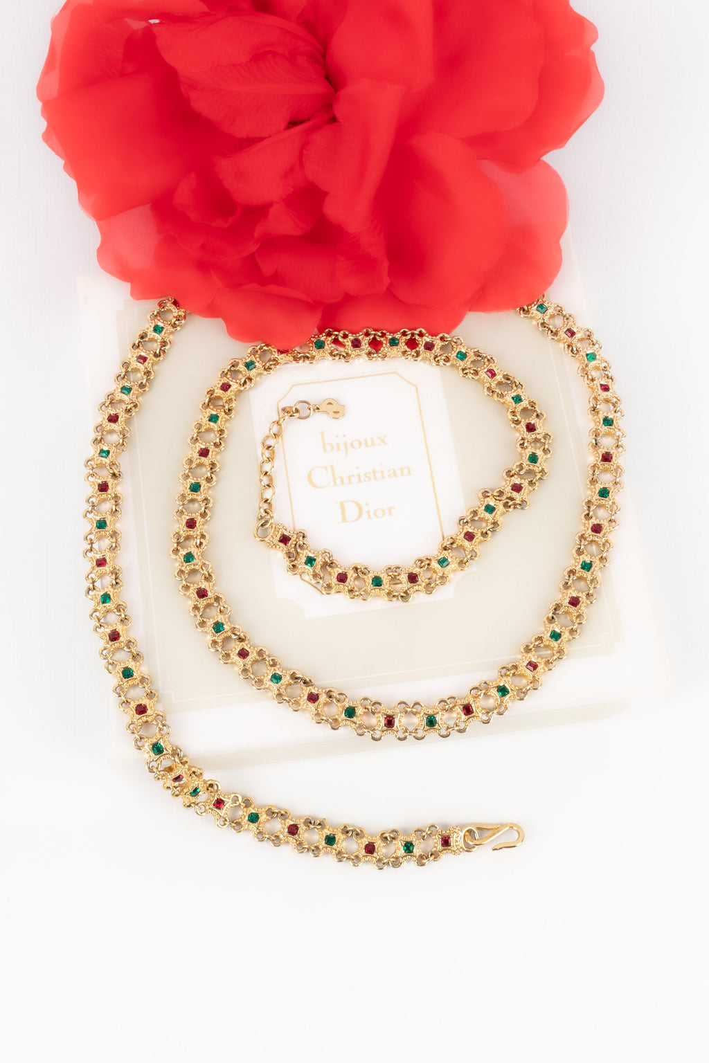 Long collier articulé Dior