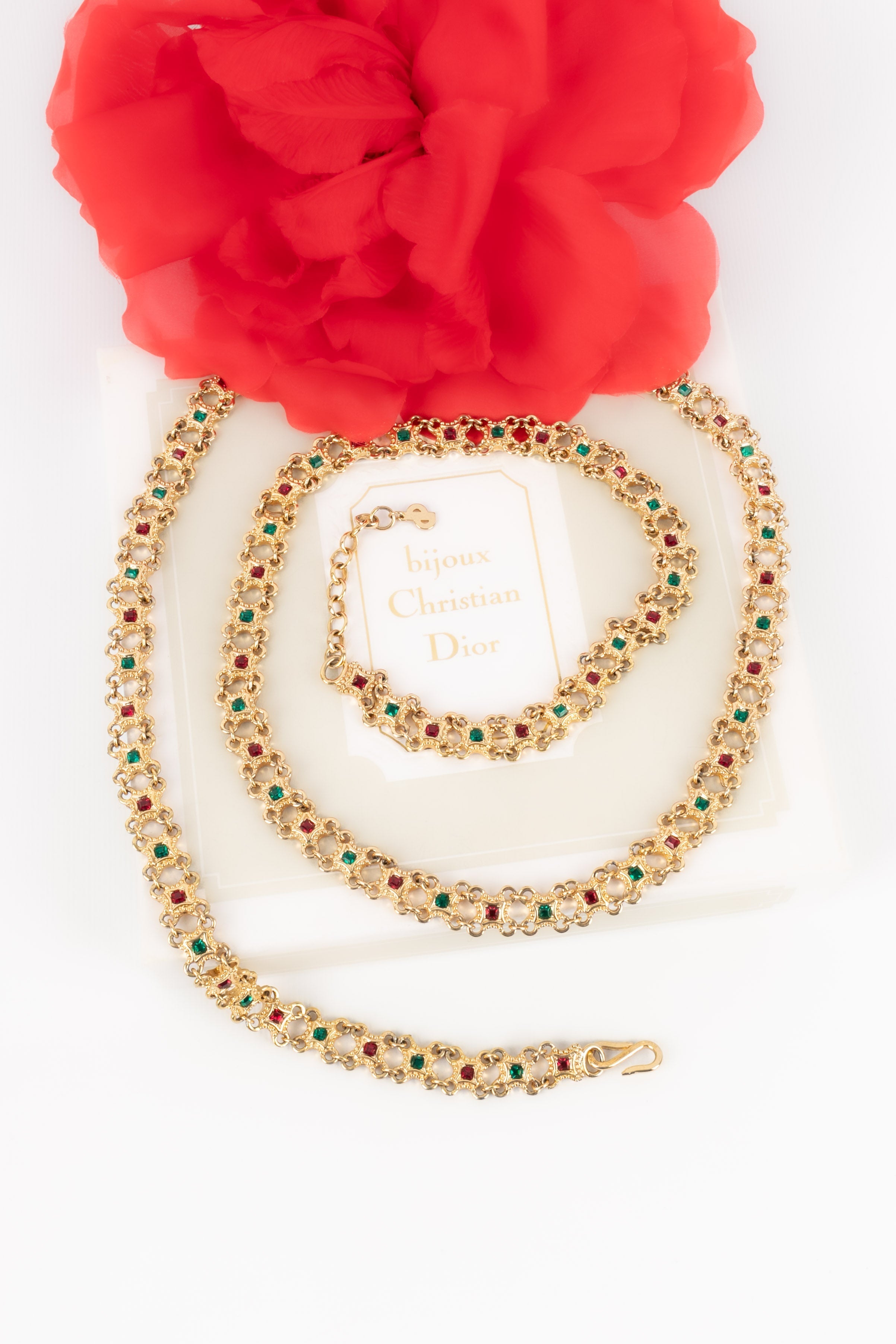 Long collier articulé Dior