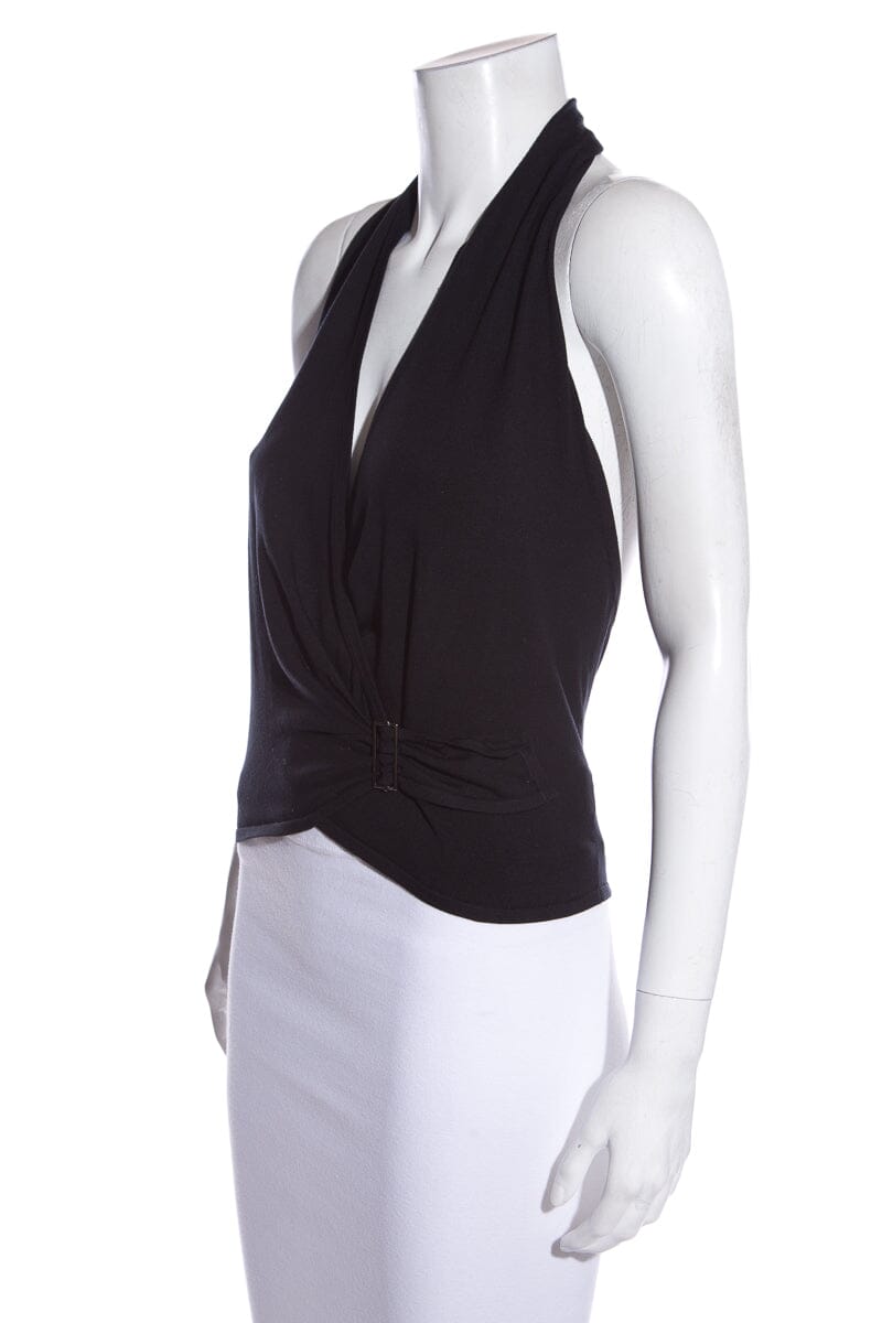 Gucci Black Halter Top SZ M