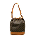 Louis Vuitton Monogram M42224 Shoulder Bag PVC/Leather Brown
