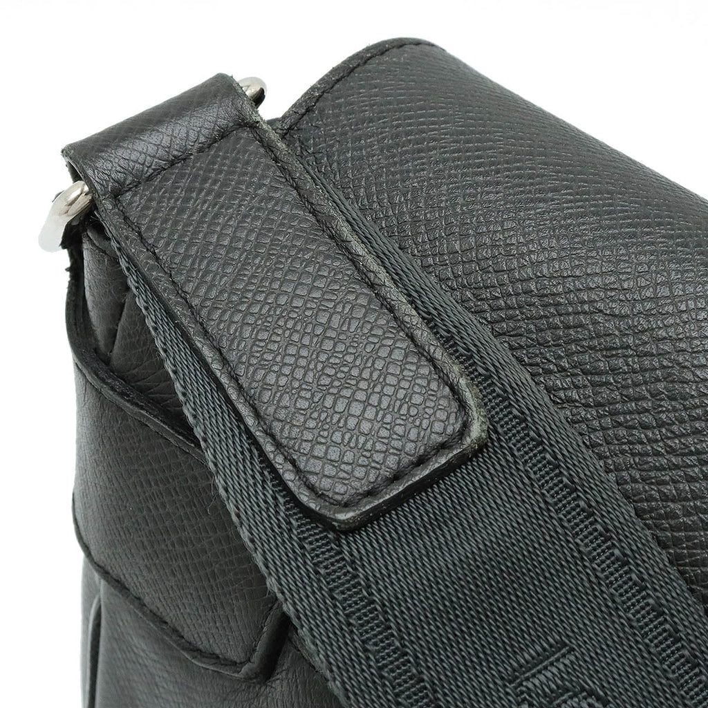 LOUIS VUITTON Louis Vuitton TIGRA ROMAN PM SHOULDER BACK SHOULDER LEADER ALDOWERS BLACK M32852