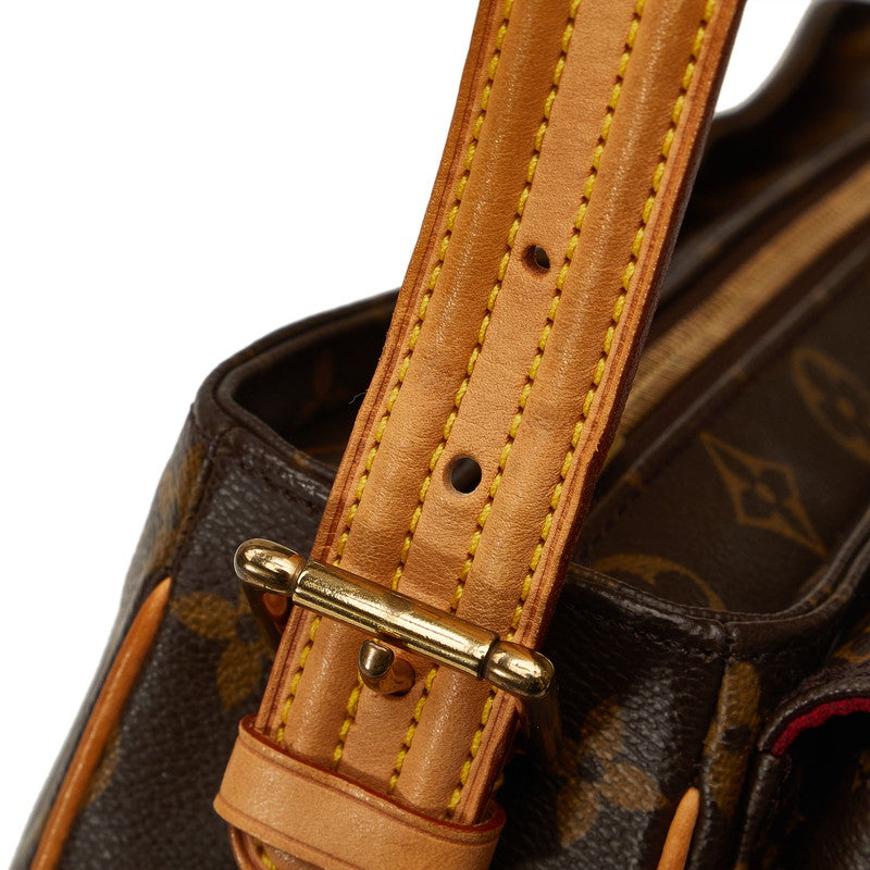 Louis Vuitton Monogram Vivace MM Shoulder Bag M51164 Brown PVC Leather  Louis Vuitton