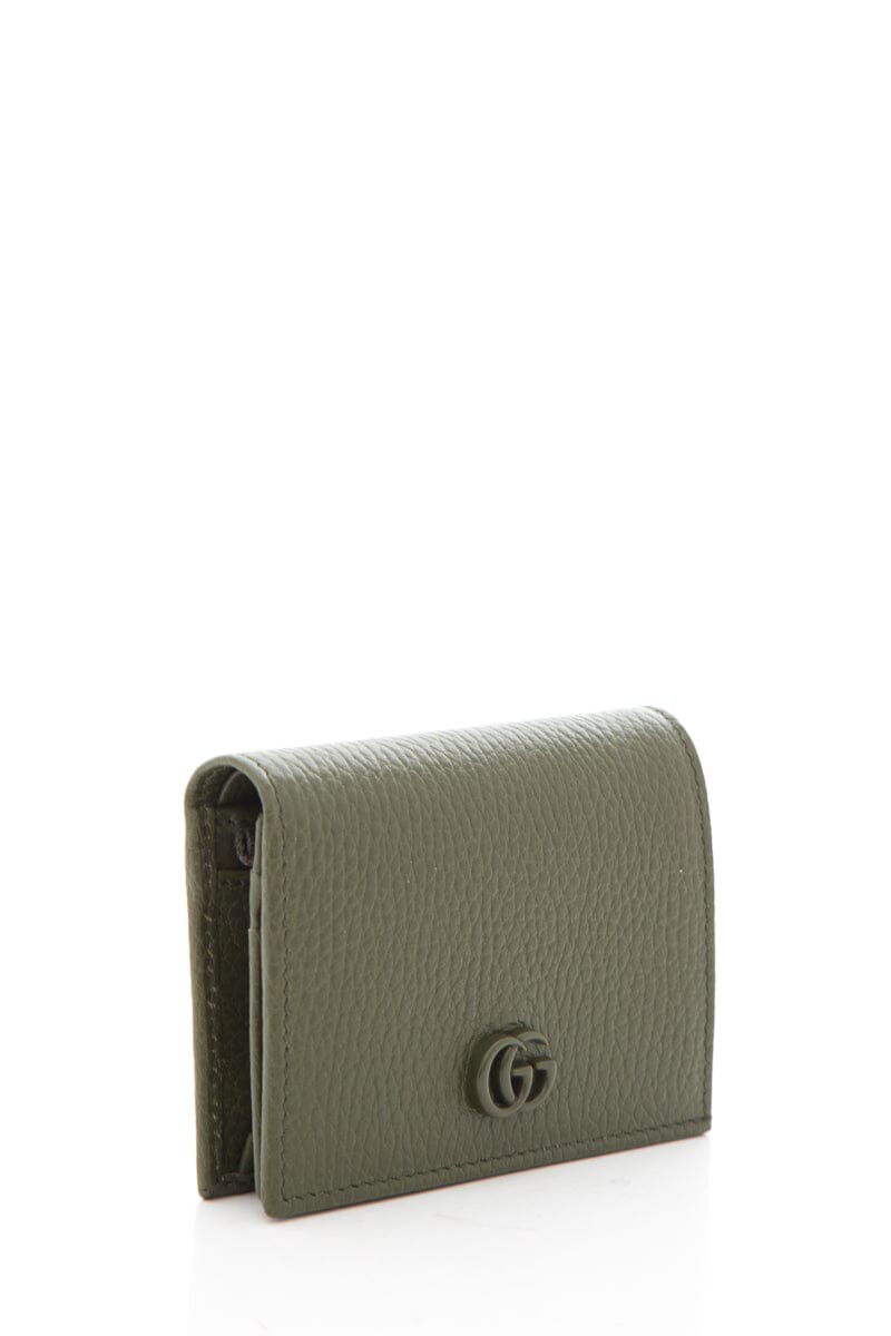 Gucci Green Compact Leather Wallet