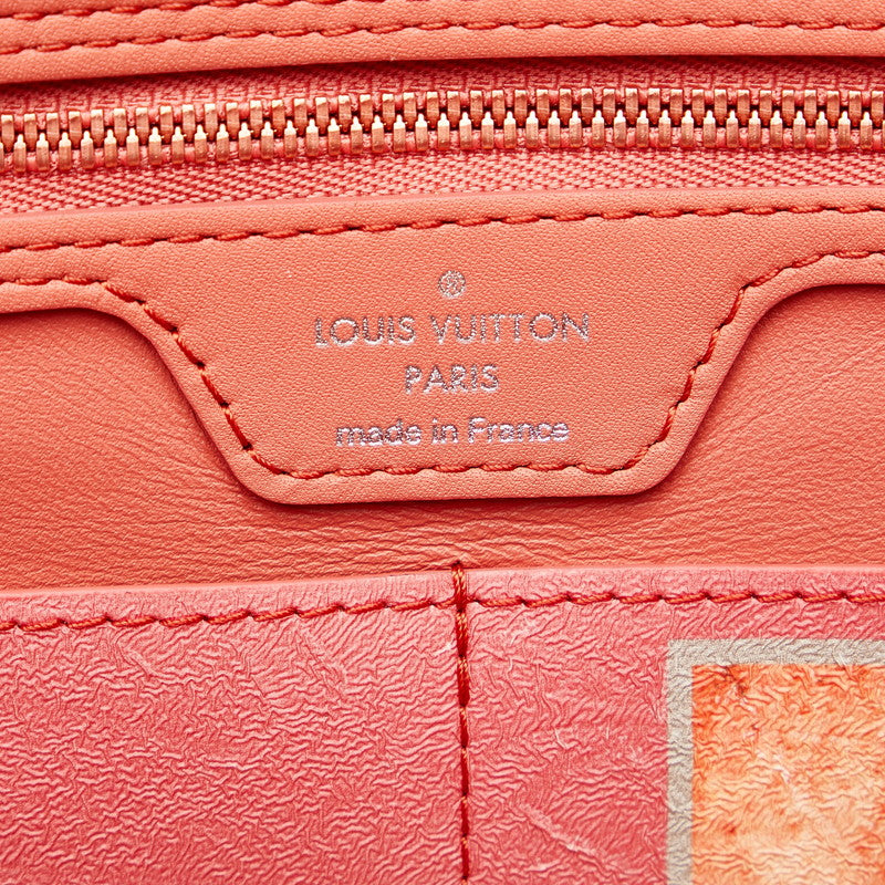 Louis Vuitton Masters Collection Da Vinci Newarf MM Tortoise Bag M43373 Poppy Petal Pink Multicolor PVC Leather  Louis Vuitton