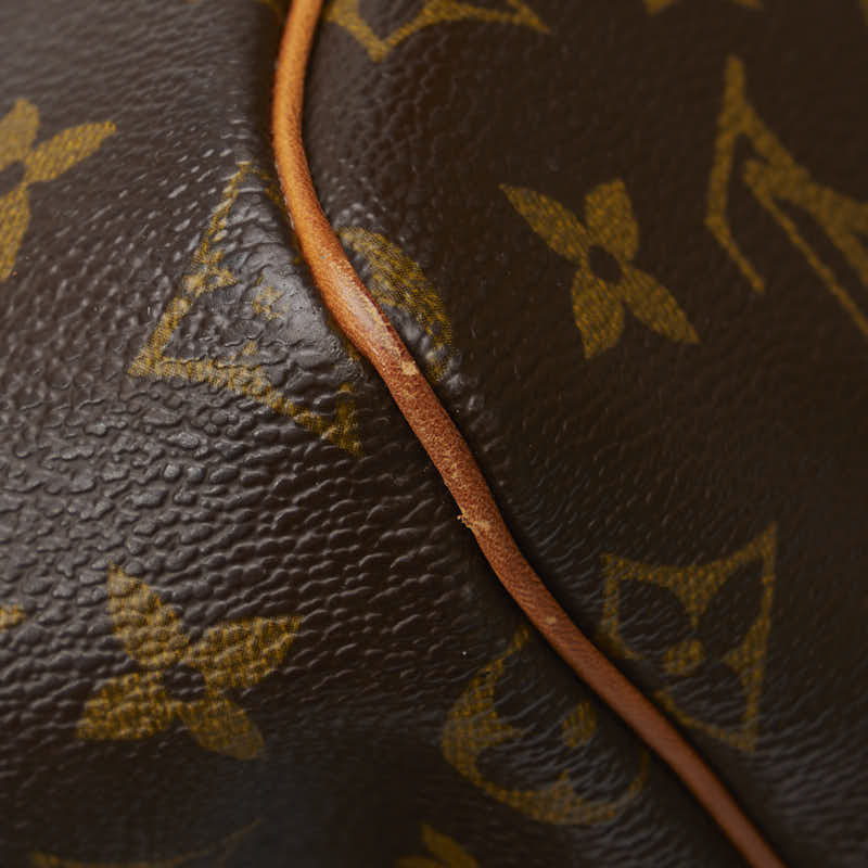 Louis Vuitton Monogram Keepall 55 Boston Bag Travel Bag M41424 Brown