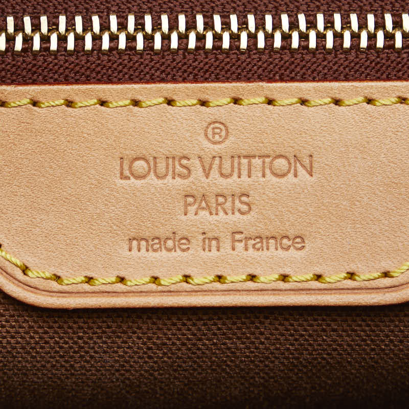 Louis Vuitton Monogram Batignol Vertical s Bag M51153 Brown PVC Leather  Louis Vuitton