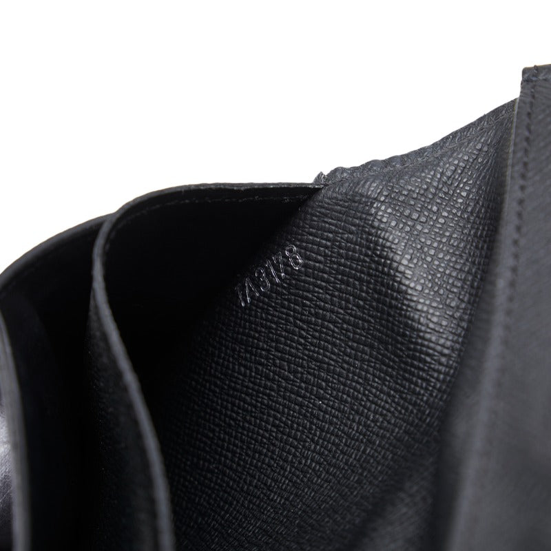 Louis Vuitton Portfolio Braza Long Wallet M30501 Noir Black Leather Men Louis Vuitton