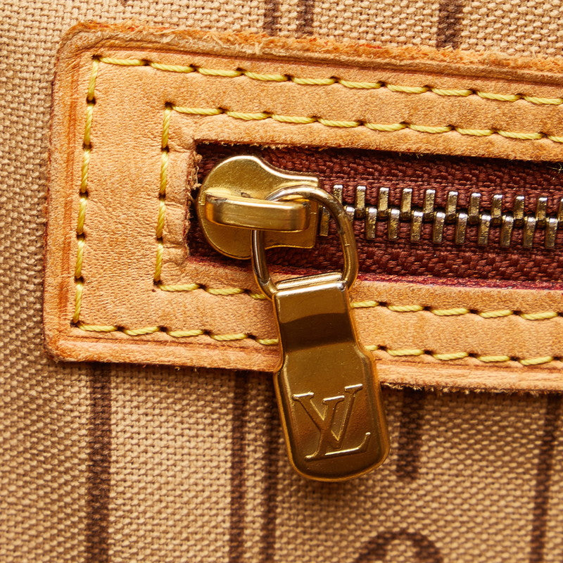 Louis Vuitton Monogram Neverfull MM Shoulder Bag Tote Bag M40156