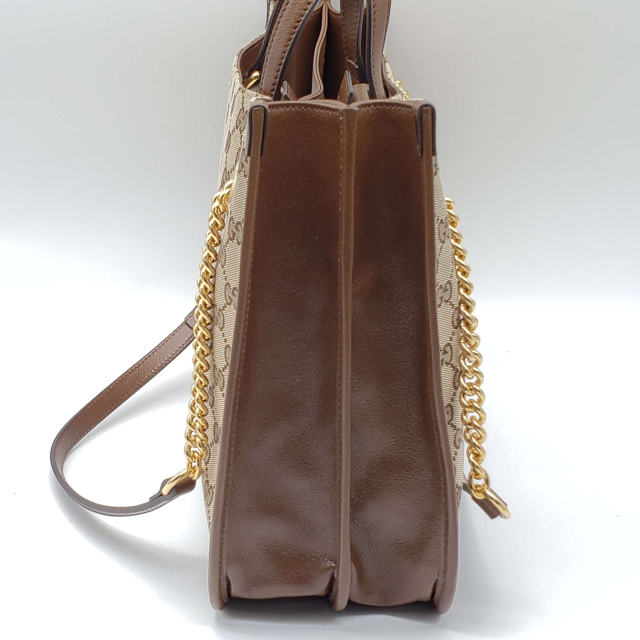 Brand New 1955 Gucci Horsebit Large GG Tote Bag
