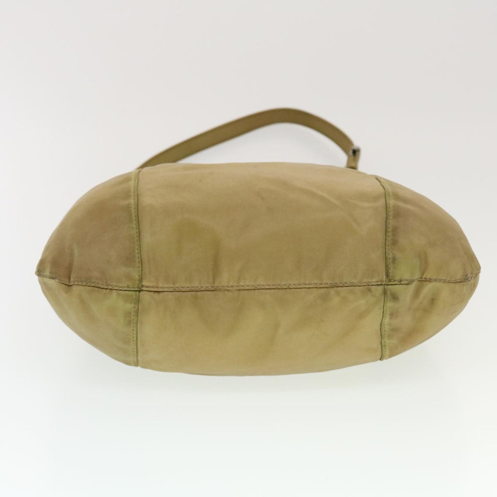 CHRISTIAN DIOR Shoulder Bag Nylon Khaki Auth bs5617