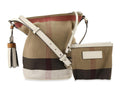 Burberry Bucket Mini Ashby Tassel Brown Leather Cross Body Bag