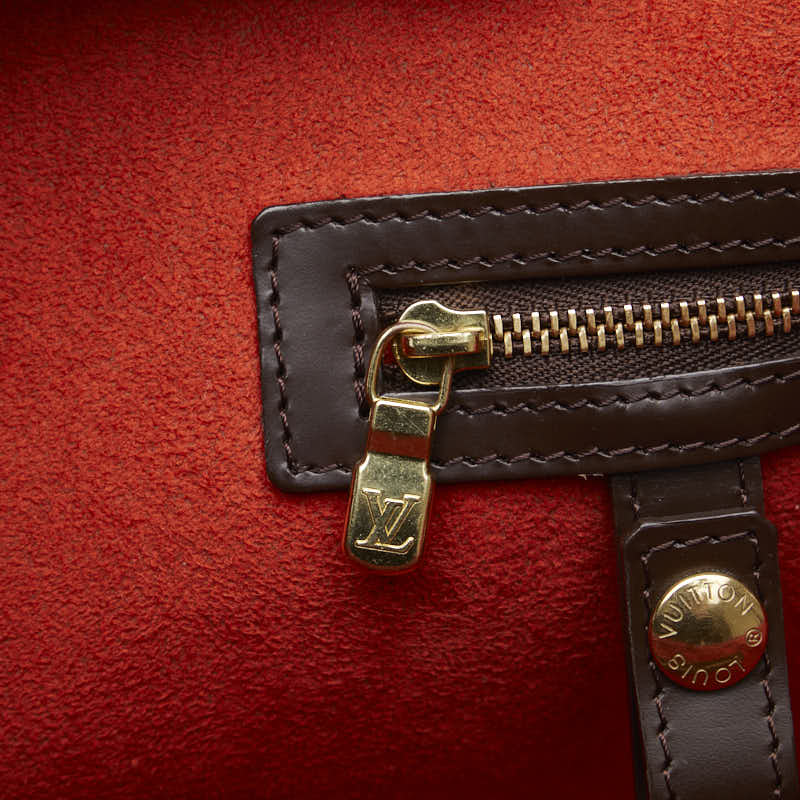 Louis Vuitton Manosque GM Tortured Bag N51120 Eve Brown PVC Leather  Louis Vuitton