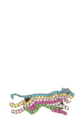 Gucci Multicolor Rhinestone Jaguar Ring SZ M