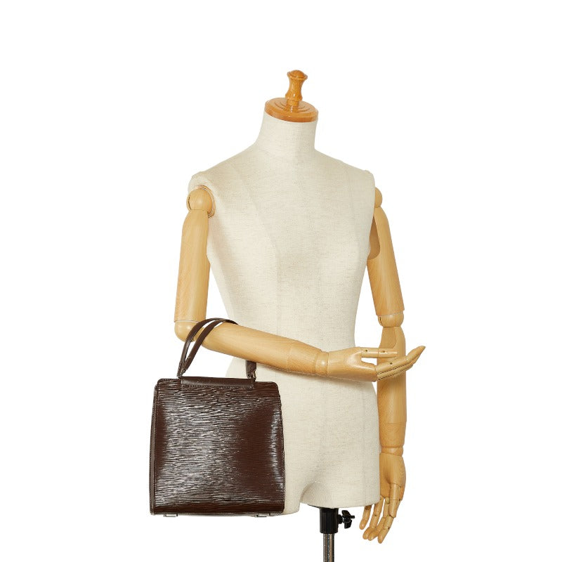 Louis Vuitton Epic M5201D PVC/Ledger Handbag Mocha Brown