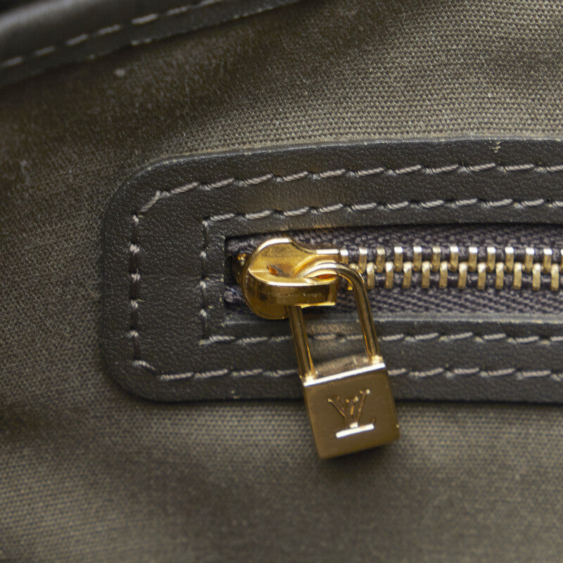 Louis Vuitton Monogram Mini Lucy GM  Bag Shoulder Bag M92681 Green Dark Brown Canvas Leather Ladies Louis Vuitton