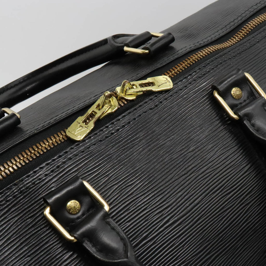 LOUIS VUITTON Louis Vuitton Epic Kypopur 55 Boston Bag Travel Bag Leather Noir Black M42952