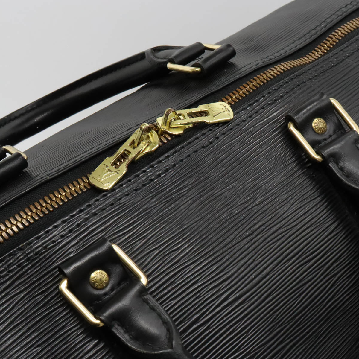 LOUIS VUITTON Louis Vuitton Epic Kypopur 55 Boston Bag Travel Bag Leather Noir Black M42952