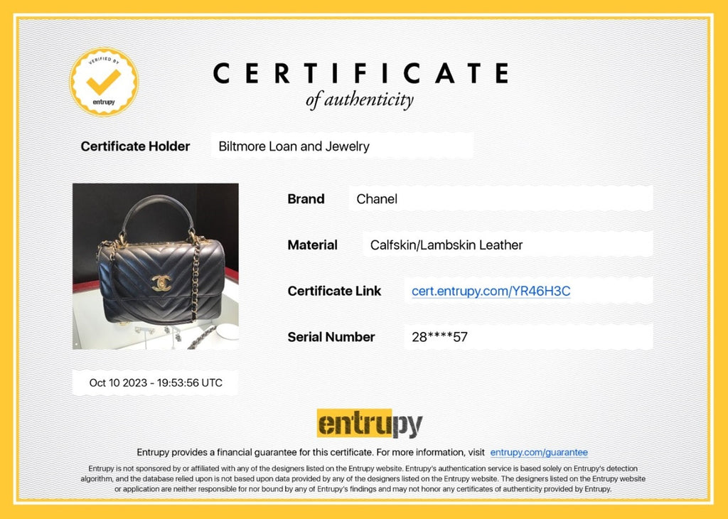 Chanel Black Trendy CC Chevron Top Handle Flap Bag