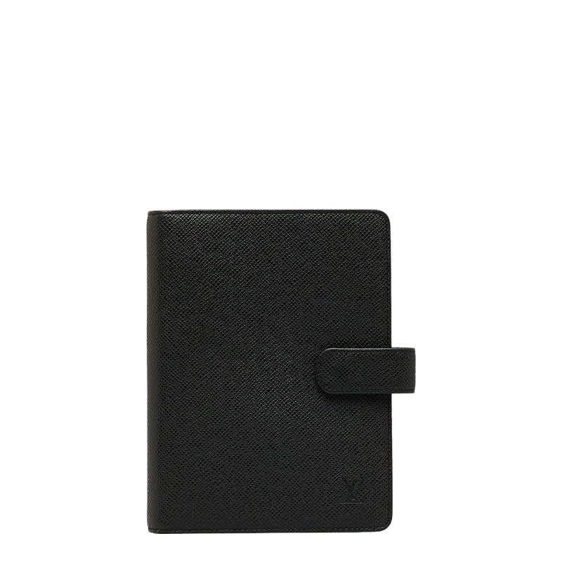 Louis Vuitton Tiger Agenda MM Handbook Cover R20423 Noir Black Leather  Louis Vuitton