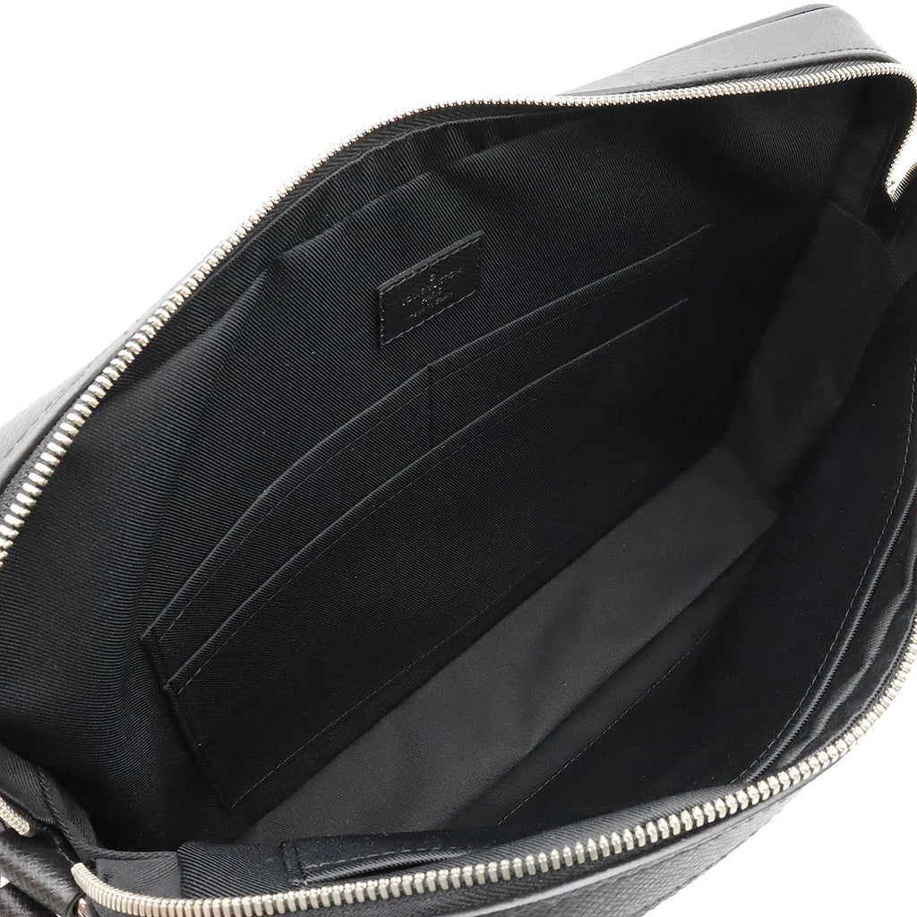 Louis Vuitton Louis Vuitton Tiger Anton Messenger MM Shoulder Bag Leather Old Black M33429