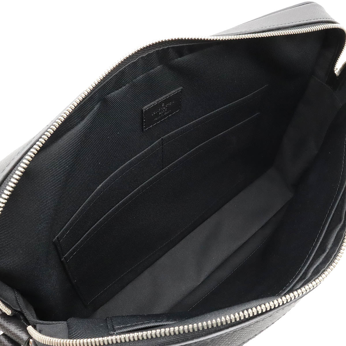 Louis Vuitton Louis Vuitton Tiger Anton Messenger MM Shoulder Bag Leather Old Black M33429