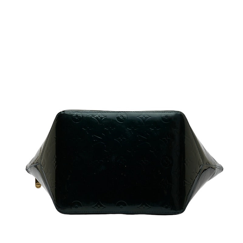 Louis Vuitton Monogram Verney Belvue PM Handbag M93671 Blue New Green Patent Leather  Louis Vuitton