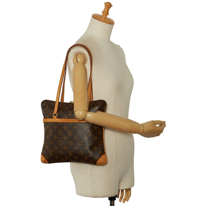 Louis Vuitton Monogram M51141 Shoulder Bag PVC/Leather Brown
