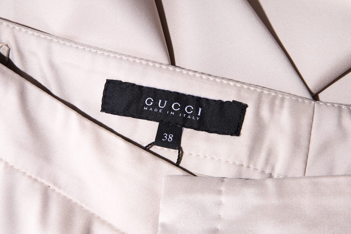 Gucci Ivory Tuxedo Pants SZ 38