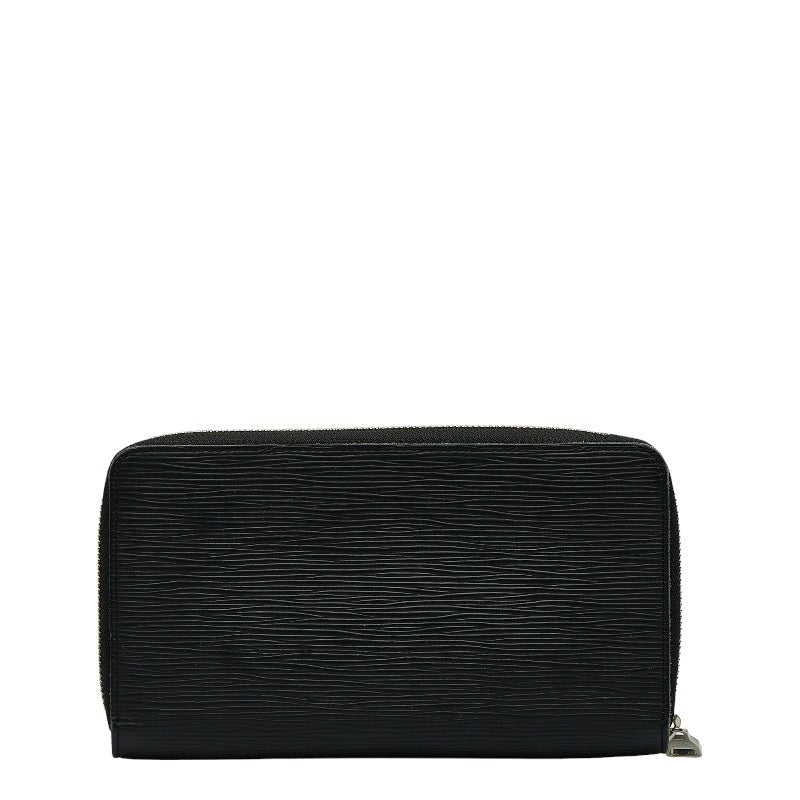 Louis Vuitton Epic Zippie Organizer Round  Long Wallet M63852 Noir Black Leather  Louis Vuitton