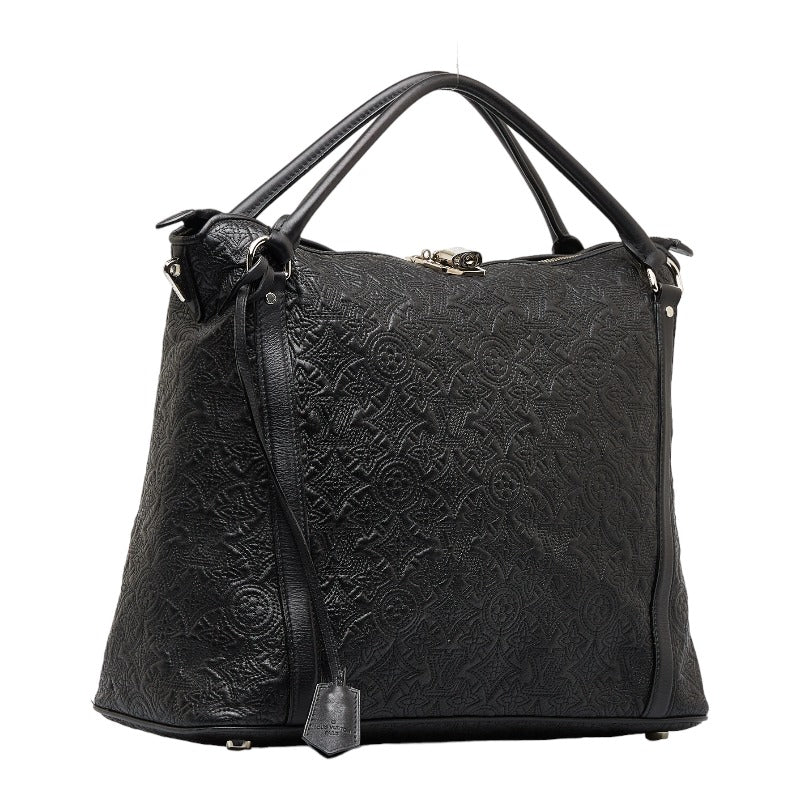 Louis Vuitton Louis Vuitton Monogram Antia M97071  Bag Leather Noir Black