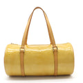 LOUIS VUITTON Louis Vuitton Monograms Verney Bedford Handbags Rolled Enamel Leather Beige Yellow Beige M91006