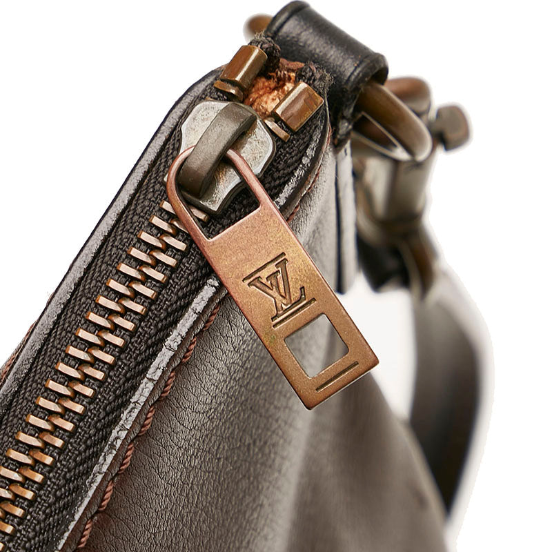 Louis Vuitton Utah Sacca M92073 Coffee Brown Leather Men Louis Vuitton