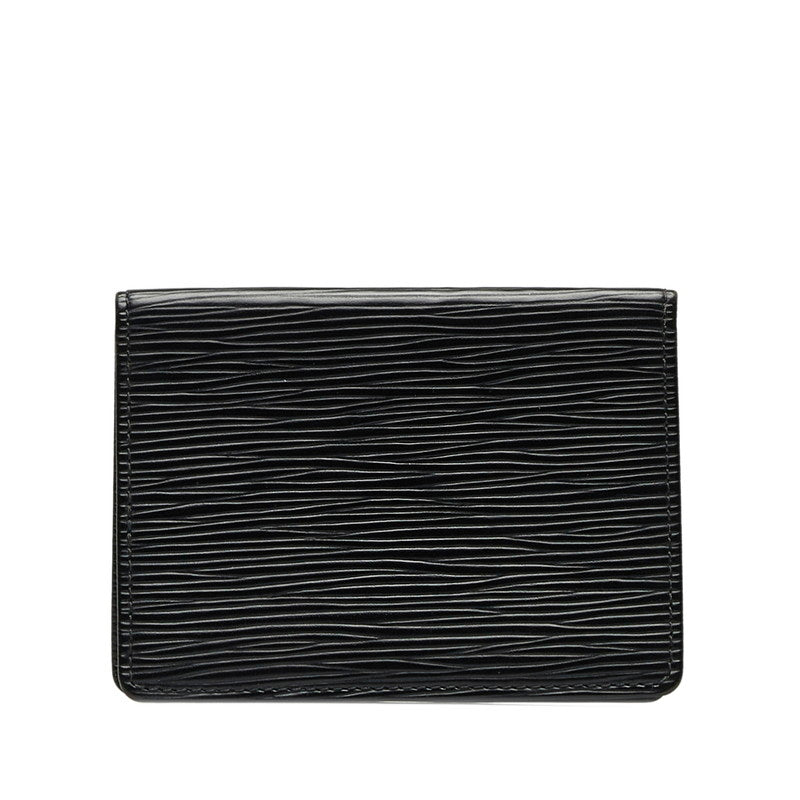 Louis Vuitton Epic Port 2 Cult Vertical Card Case M63202 Noir Black Leather  Louis Vuitton