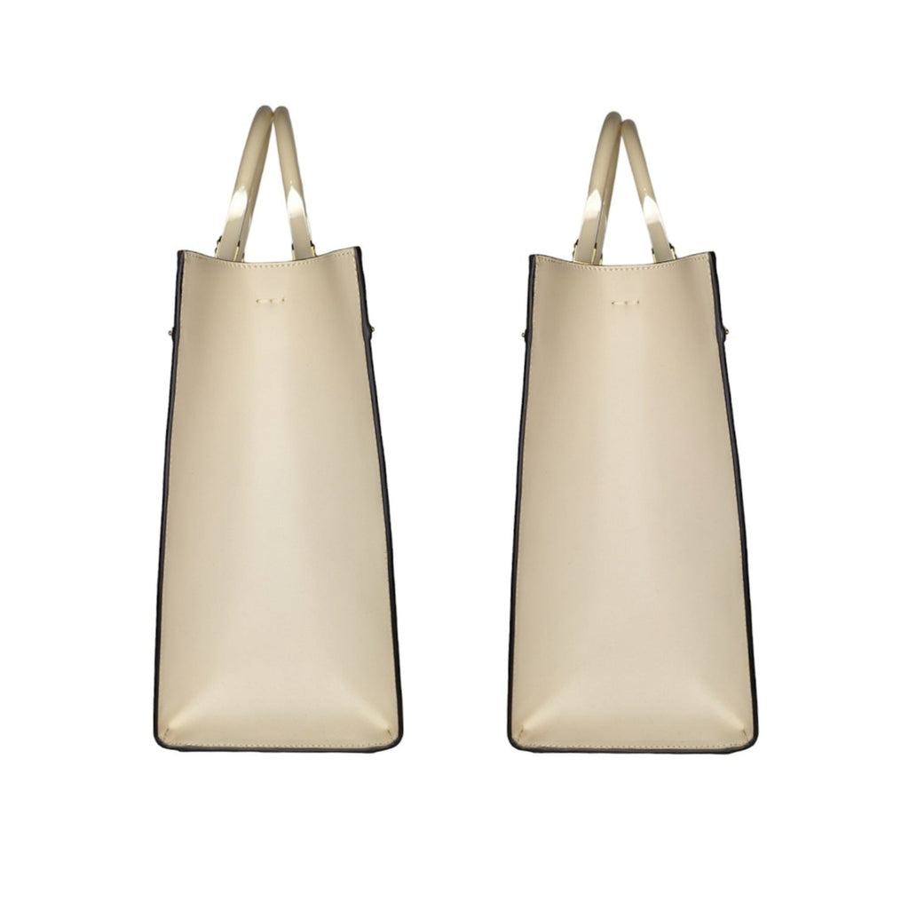 Fendi Sunshine Medium Creme Shopper Tote